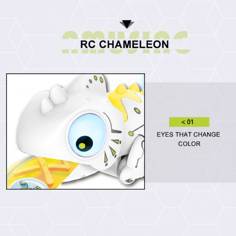 SmartChame – Interactif et ludique – Caméléon télécommandé RC