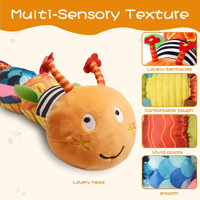 CuddleCater – Stimulation sensorielle et développement – Hochet pour bébé