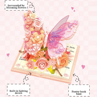Thumbnail for BloomBook – Romantique et créatif – Livre de fleurs en 3D avec des roses et des papillons