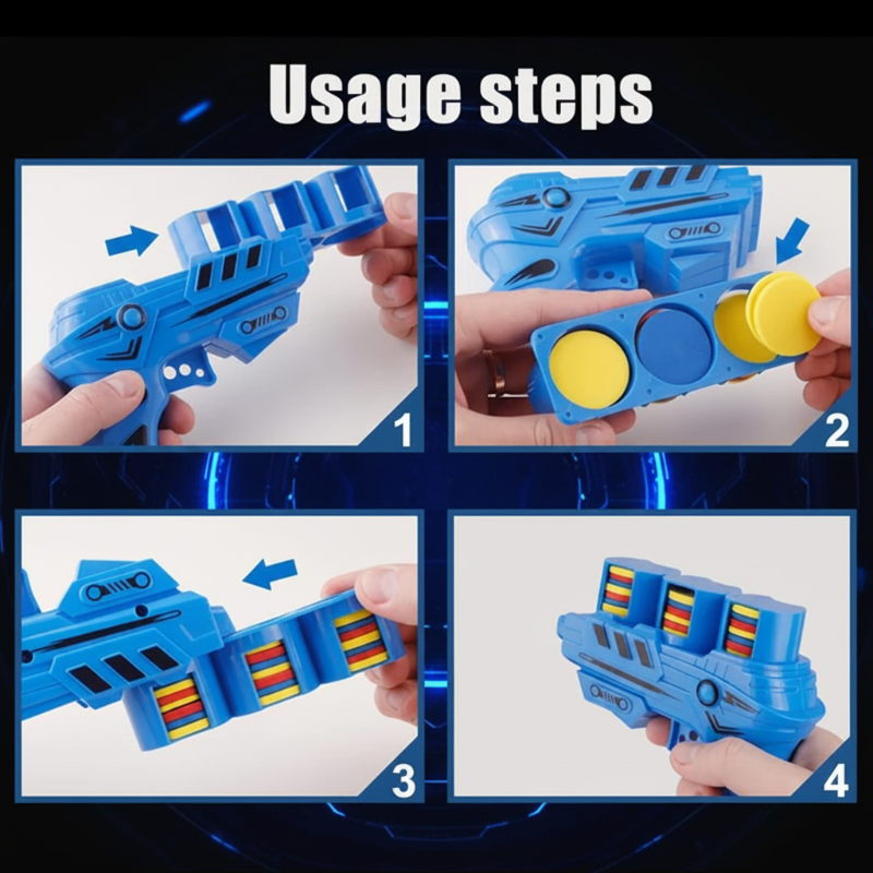 FunGun – Sûr et éducatif – Ensemble de tir en mousse