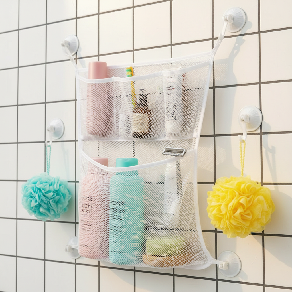 TubyTidy – Sans moisissure et spacieux – Filet de rangement pour jouets de bain