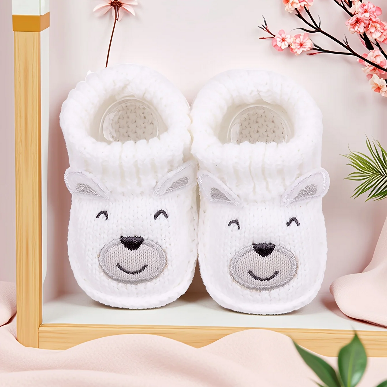 Mini Fashion – Chaussons tricotés pour bébé (3-6 mois)