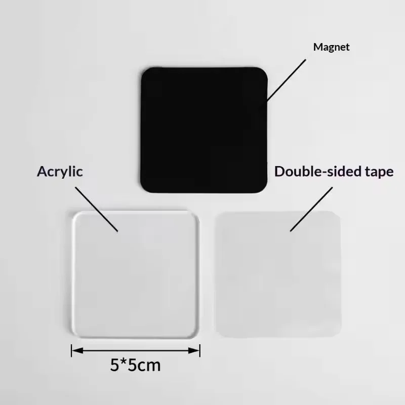 FridgeArt – Créatif et personnalisé – Kit DIY d'aimants en acrylique pour le réfrigérateur