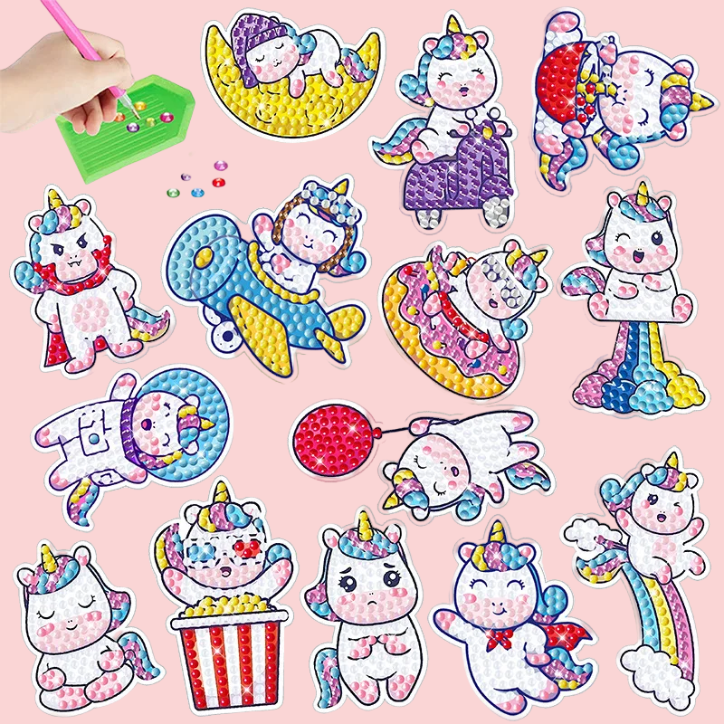 GemArt – Ombré et brillant – Autocollants pour peinture au diamant