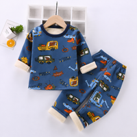Thumbnail for Mini Fashion - Design Cartoon Doux et Confortable - Pyjama Polaire Enfant