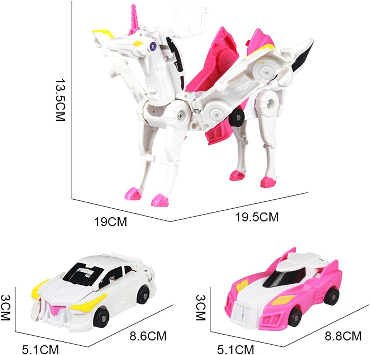 Unicorn Transformer™ - Transformation magique - Jouet Voiture Licorne