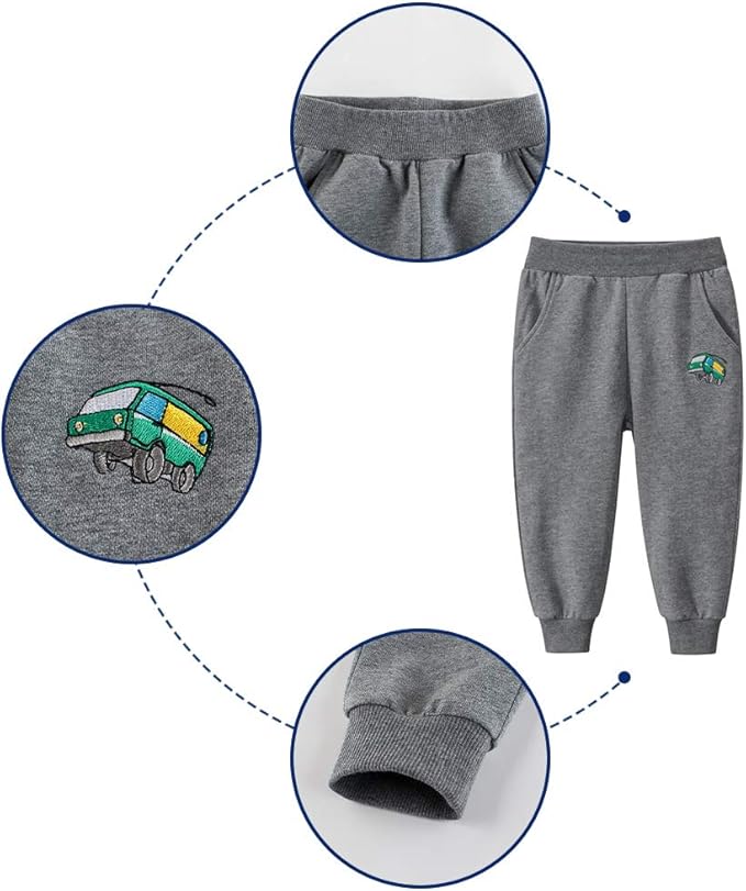 SportyFit – Décontracté et flexible – Pantalons de survêtement pour enfants