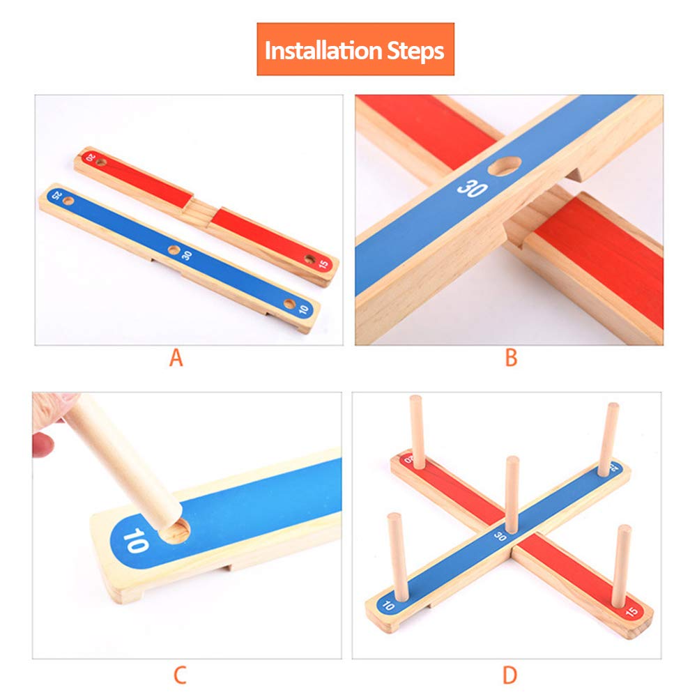 RingToss – Sportif et amusant – Jeu de lancer d'anneaux