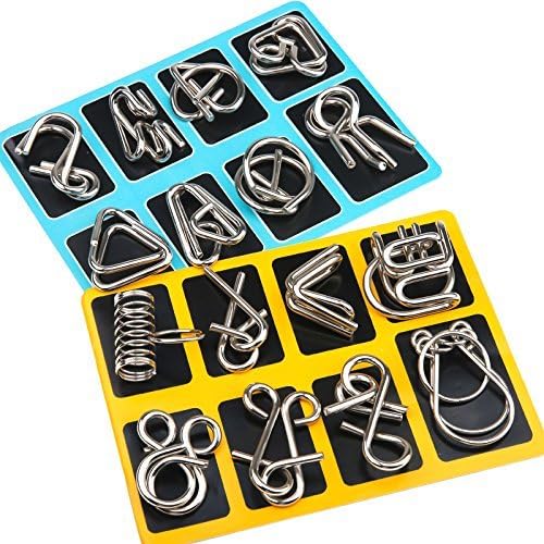 Metal Puzzle Ring Set™ - Anneaux de puzzle métalliques