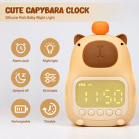Thumbnail for CappyClock – Mignon et polyvalent – Réveil numérique pour enfants avec veilleuse