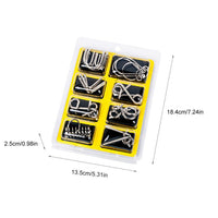 Thumbnail for Metal Puzzle Ring Set™ - Anneaux de puzzle métalliques