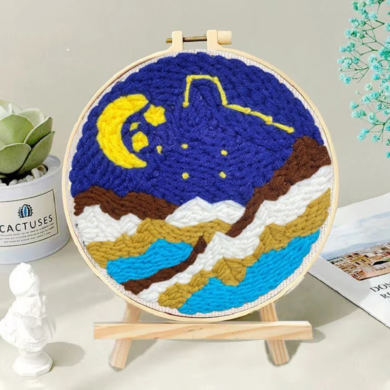 SoftLoop – Doux et créatif – Kit de décoration intérieure DIY Punch Needle