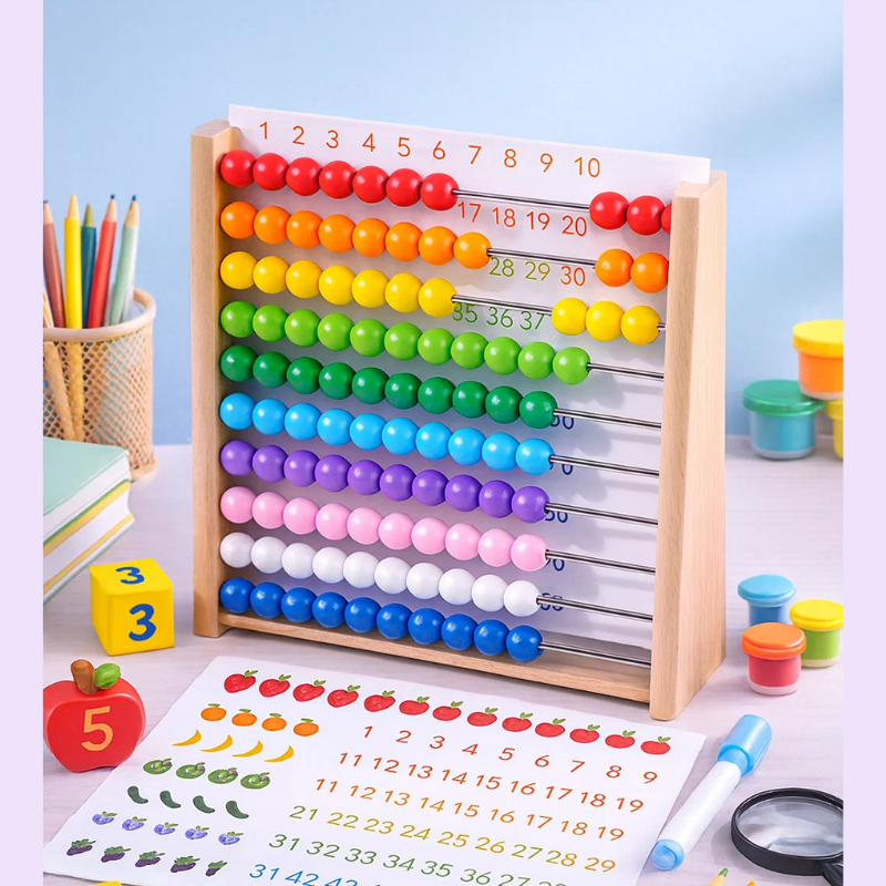 Woods - Compter et apprendre - Abacus en bois