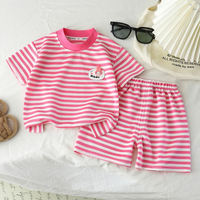 Thumbnail for Kids Stripe Outfit – Tendance et confort – Tenue d'été pour enfants
