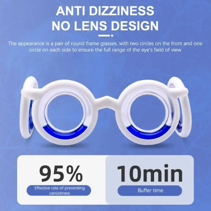KidSafe – Anti-nausée et sans danger – Lunettes pour enfants sans verres