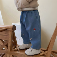 Thumbnail for LittlePatch – Doux et confortables – Pantalons pour enfants avec détails brodés