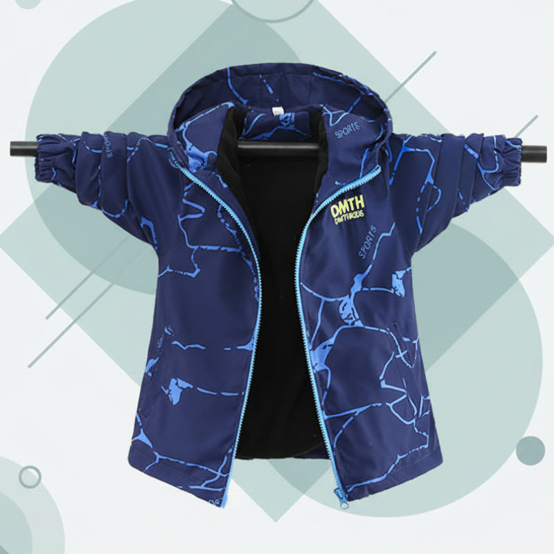 Reversible Kids Jacket – Imperméable et coupe-vent – Veste légère
