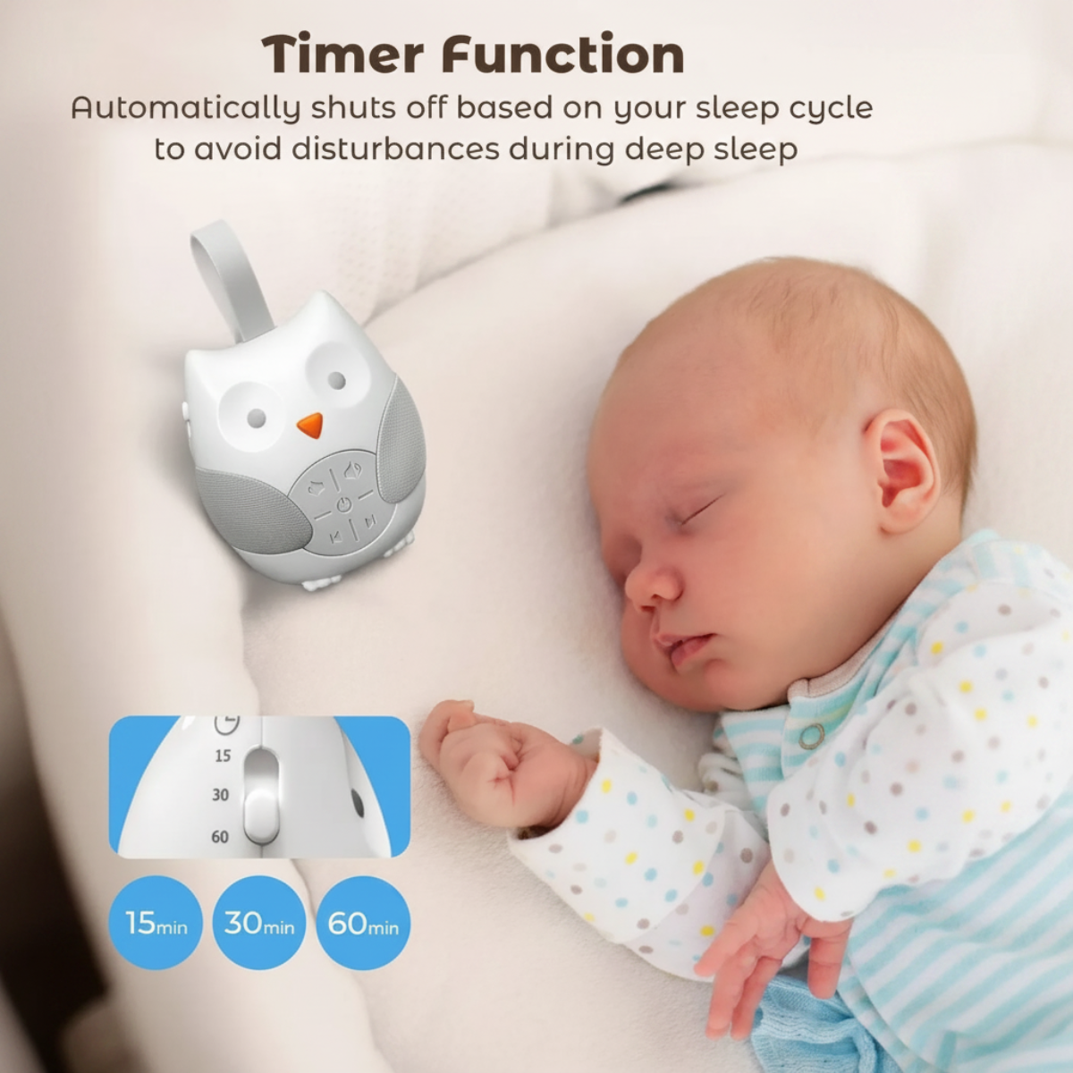 SleepyPal – Apaisante et amusante – Veilleuse musicale