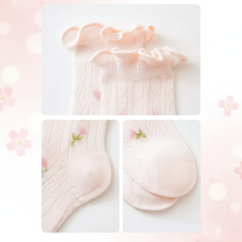 HappyToes – Colorées et mignonnes – Chaussettes pour bébé (lot de 5)
