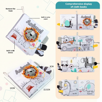Thumbnail for SoftTails – Coloré et sensoriel – Livre à rabats pour bébé