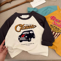 Thumbnail for LittleRetro – Cool et tendance – T-shirt à manches longues pour enfant avec imprimé graphique