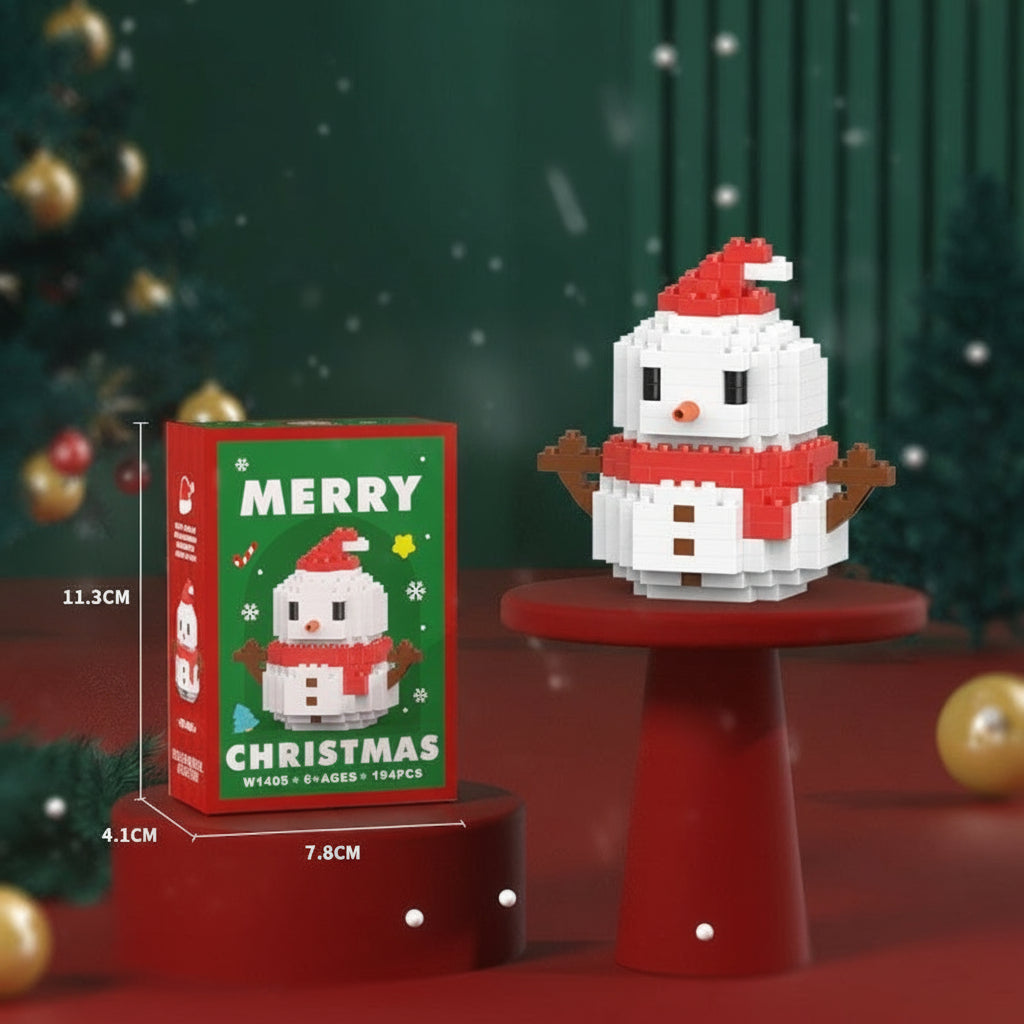 HolidayBlocks – Joyeux et décoratif – Mini-briques de Noël