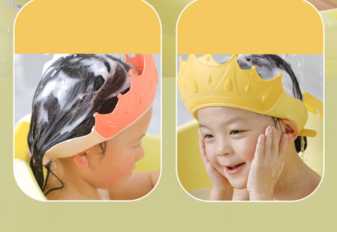 Shampooing Crown Cap™ - Plus de larmes dans le bain - Bonnet de bain