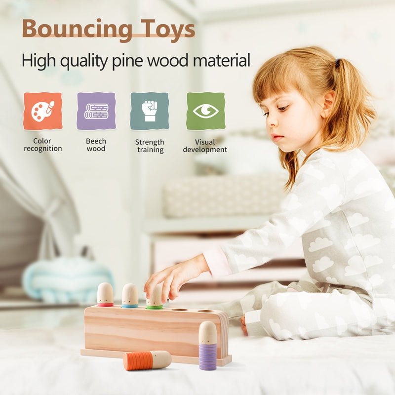 Color Spring – Jouer et se développer – Jouets sensoriels en bois pour bébés