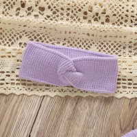 Thumbnail for FloraKnit – Douceur et mignonnerie – Tenue pour bébé avec gilet, salopette et bandeau