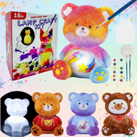 Thumbnail for MiniCrafters – Créativité et apprentissage – Kit de peinture « Lampe DIY Animaux »