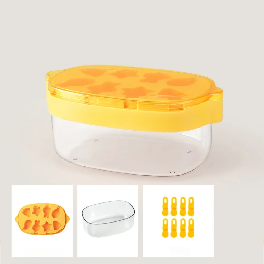 LollyFun – Créatif et pratique – Moule à glaces en silicone avec boîte de conservation
