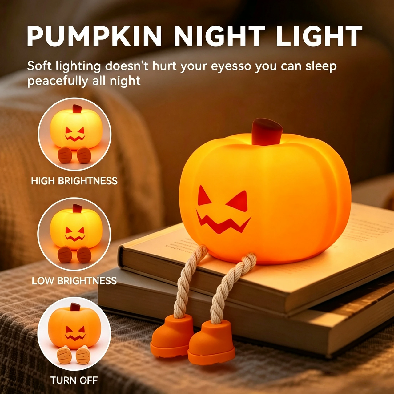 SpookyLamp – Mignon et plein de charme – Veilleuse d'Halloween