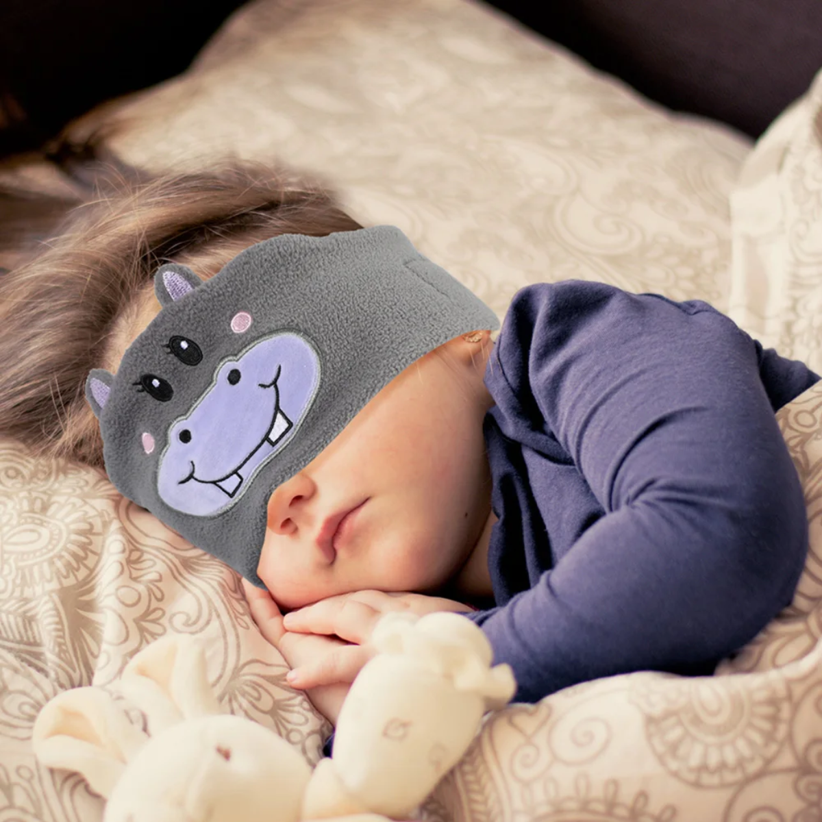 SilentRhythm – Masque de sommeil musical et animaux – Masque pour les yeux sans fil avec Bluetooth
