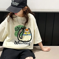 Thumbnail for FunPaws – Ludique et élégant – T-shirt oversize à imprimé chat