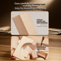 Thumbnail for BlockyFun – Créatif et éducatif – Coffret de 100 blocs de construction en bois
