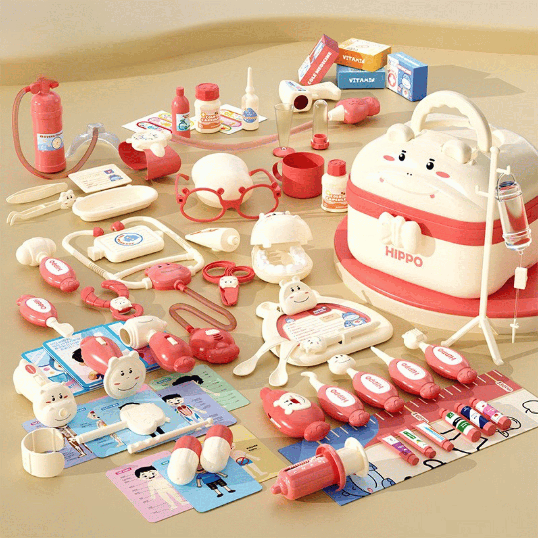 Hippo Doctors Set™ - Mini docteurs en action - Malette de docteur pour enfants