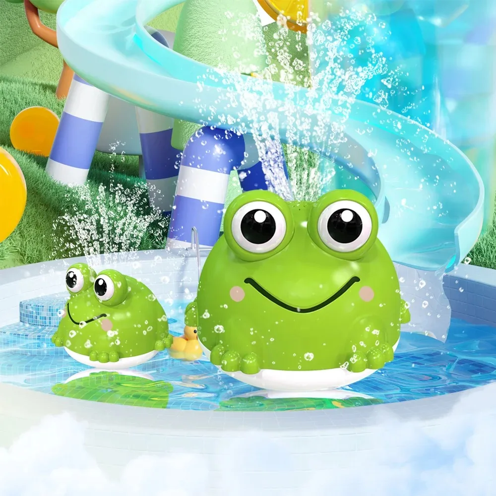 FrogSplash – Joyeux et interactif – Fontaine à eau automatique