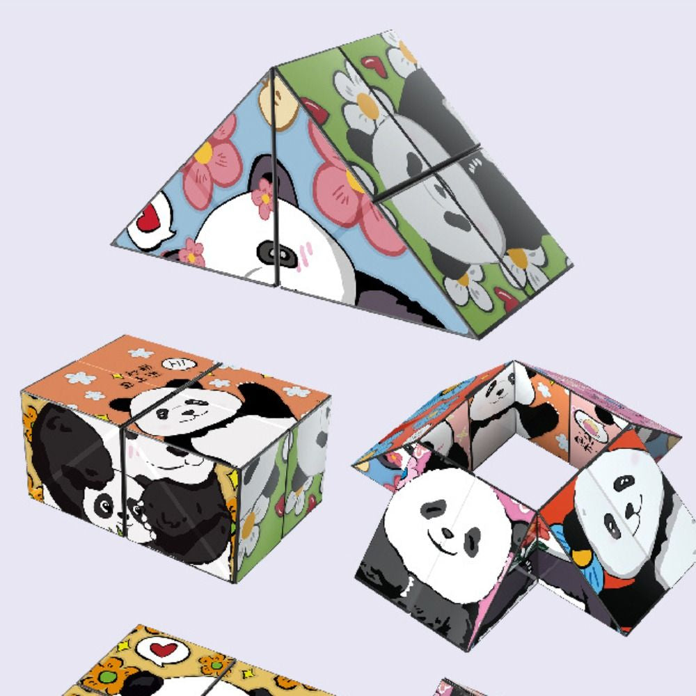 Panda Puzzle™ - Amusement éducatif - Cube puzzle