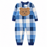 Thumbnail for WarmBuddy – Mignon et tout doux – Combinaison pour bébé en polaire avec imprimé de personnages de dessins animés