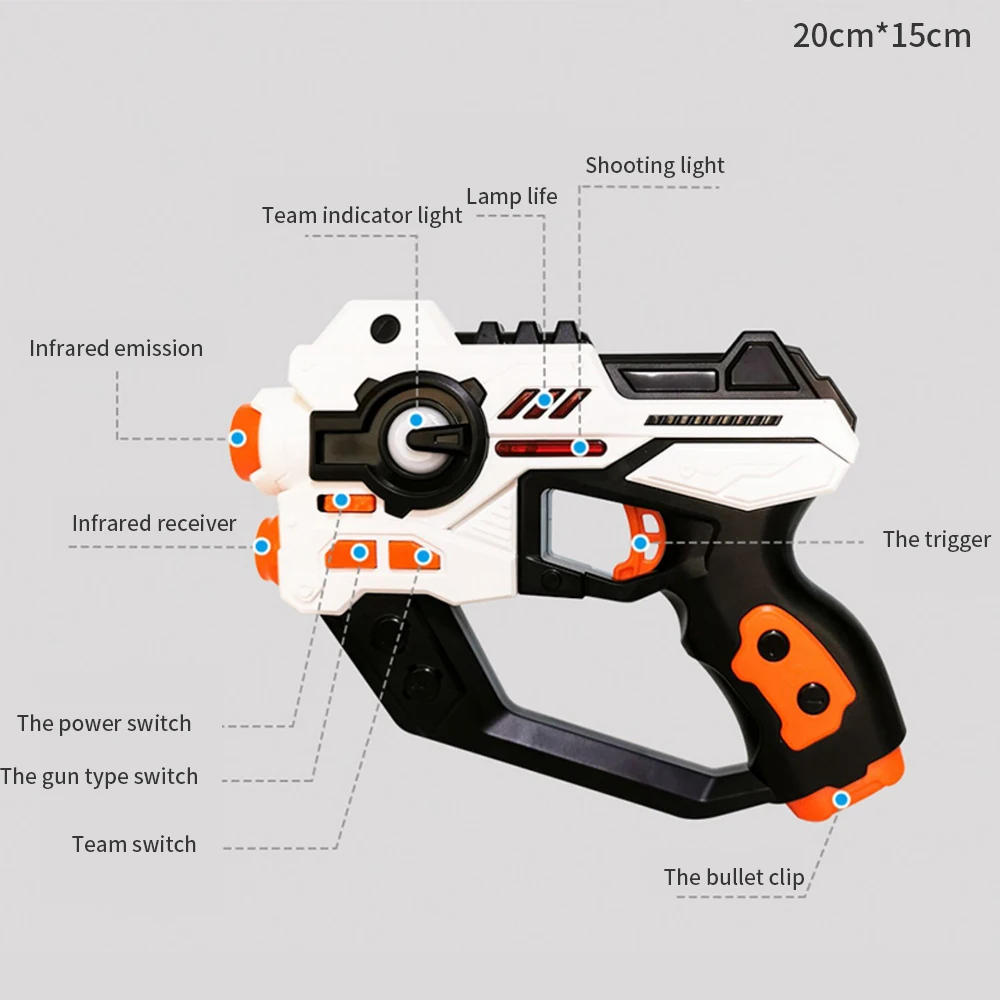TargetPro – Compétitif et aventureux – Kit de combat laser « Pistolets »