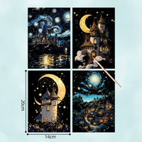 Thumbnail for GlowArt – Glow-in-the-dark – Set de cartes à gratter