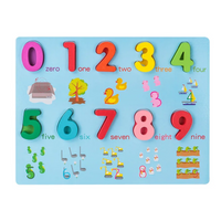 Thumbnail for SmartBoard – Coloré et éducatif – Puzzle Montessori pour apprendre les chiffres et les lettres