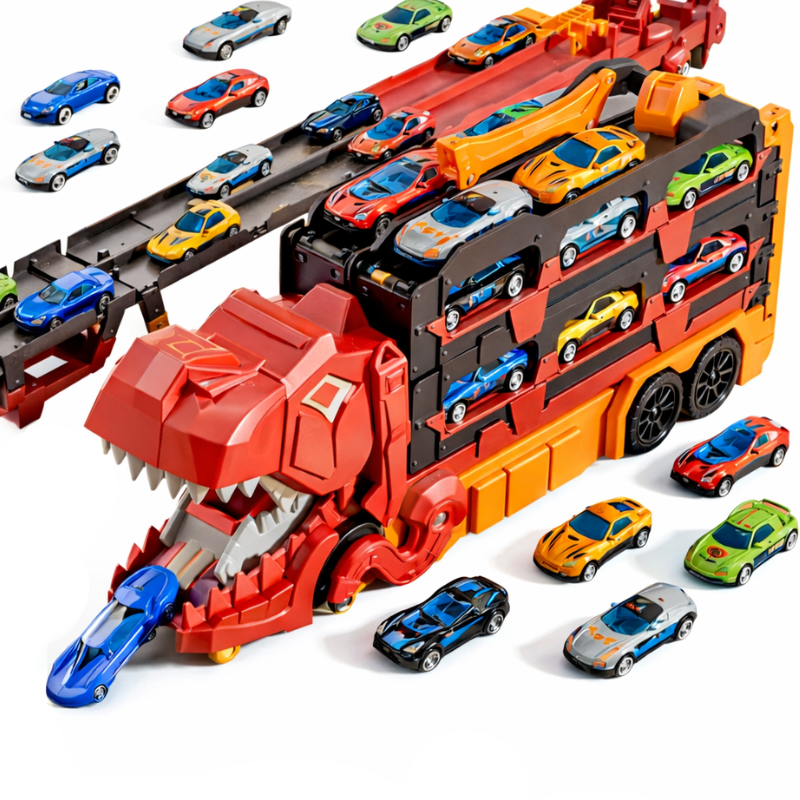 JurassicTruck – Robuste et amusant – Chariot de transport pliable Dino