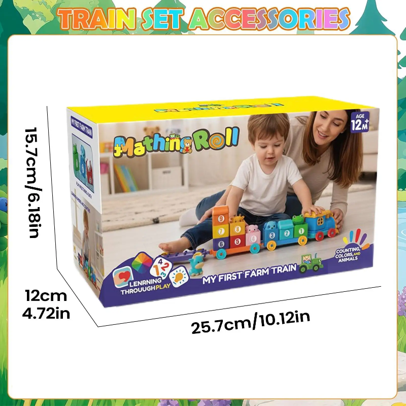 SmartTrain – Éducatif et ludique – Coffret de train pour enfants
