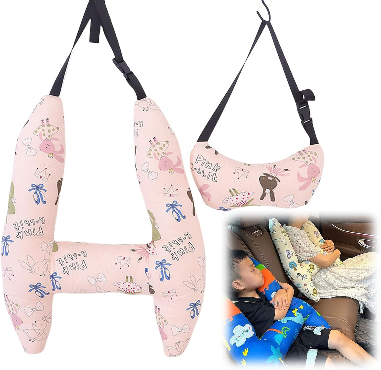 ComfyRide – Ergonomique et doux – Coussin de soutien pour siège auto