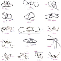 Thumbnail for Metal Puzzle Ring Set™ - Anneaux de puzzle métalliques