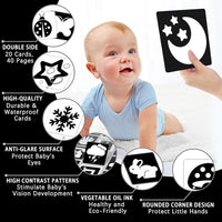 Thumbnail for VisionBook – Éducatif et instructif – Livre de cartes sur la cognition chez les bébés