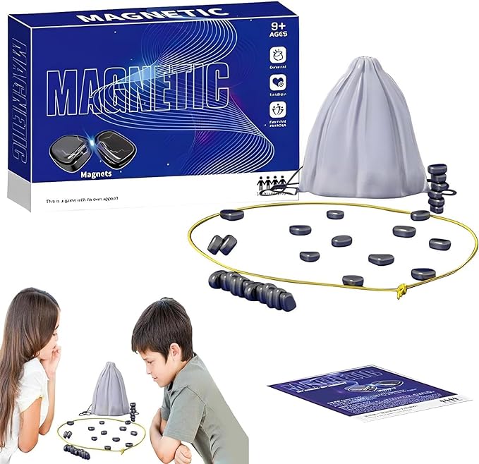 Jeu de Tactique Magnétique™ - Amusement Stratégique - Jeu d'Échecs Magnétique