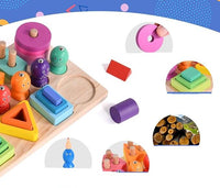 Thumbnail for Pêche colorée - Créatif et éducatif - Jeu de pêche en bois