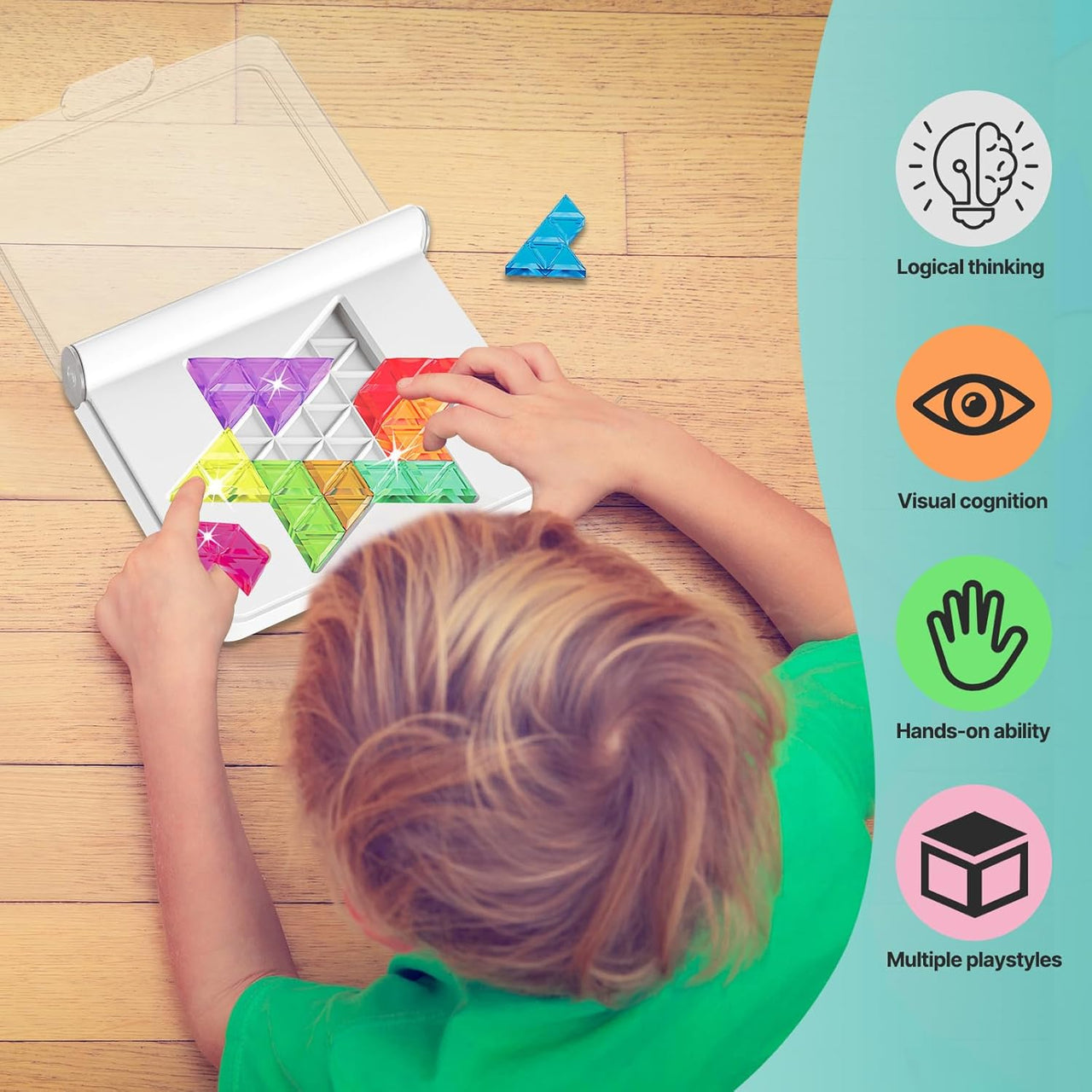 LogicStar – Créatif et éducatif – Jeu de société puzzle
